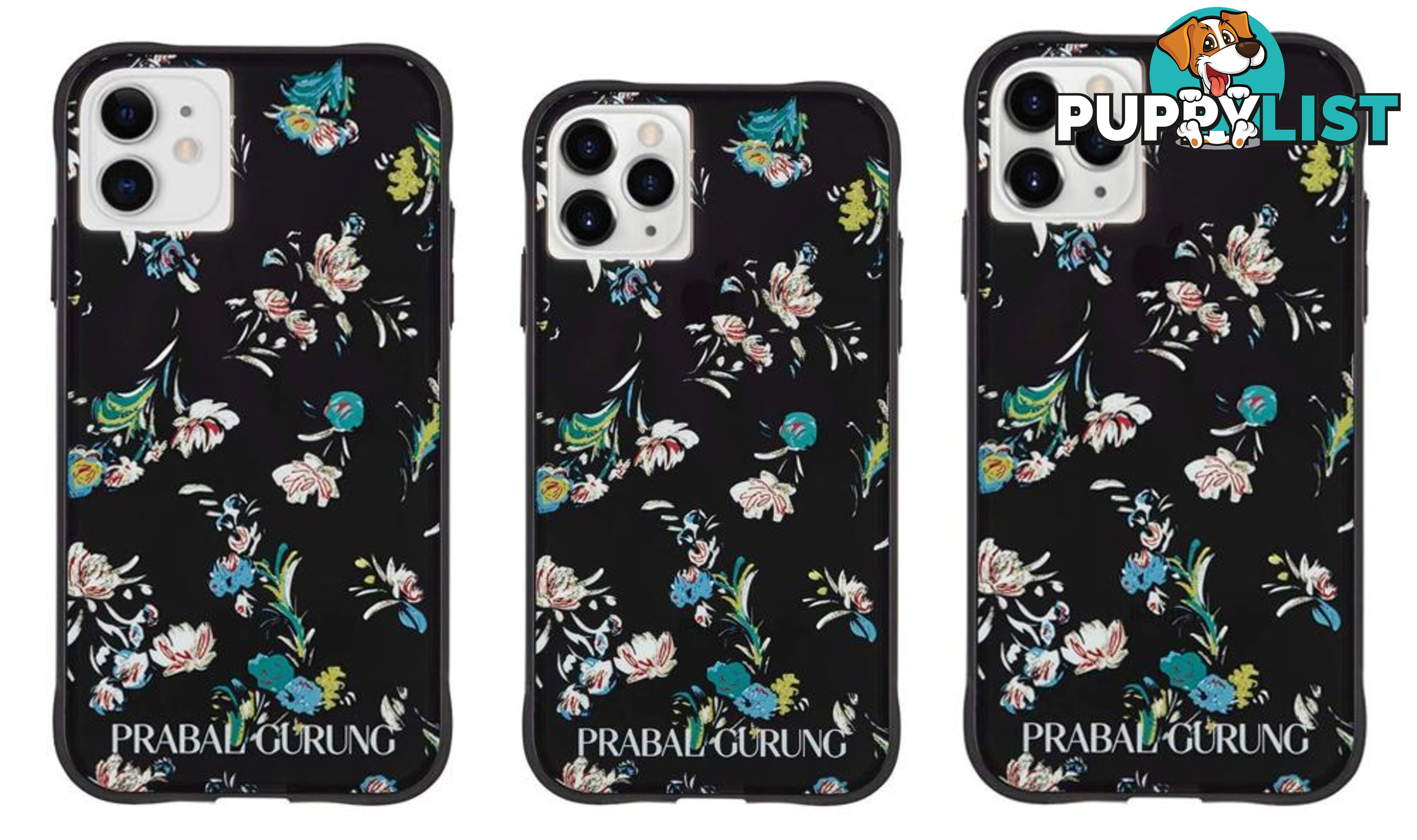 Case-Mate Prabal Gurung Case For iPhone 11 Pro Max - Case-Mate - Black Floral - 846127189149