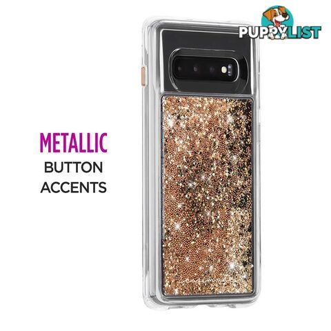 Case-Mate Waterfall Case For Samsung Galaxy S10+ - Case-Mate - Gold - 846127183468