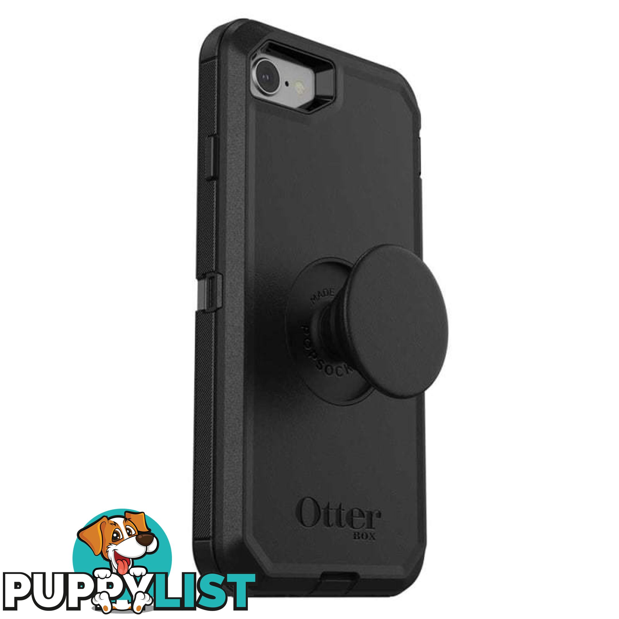 OtterBox Otter + Pop Defender Case For iPhone 7/8/SE - OtterBox - Black - 660543498735