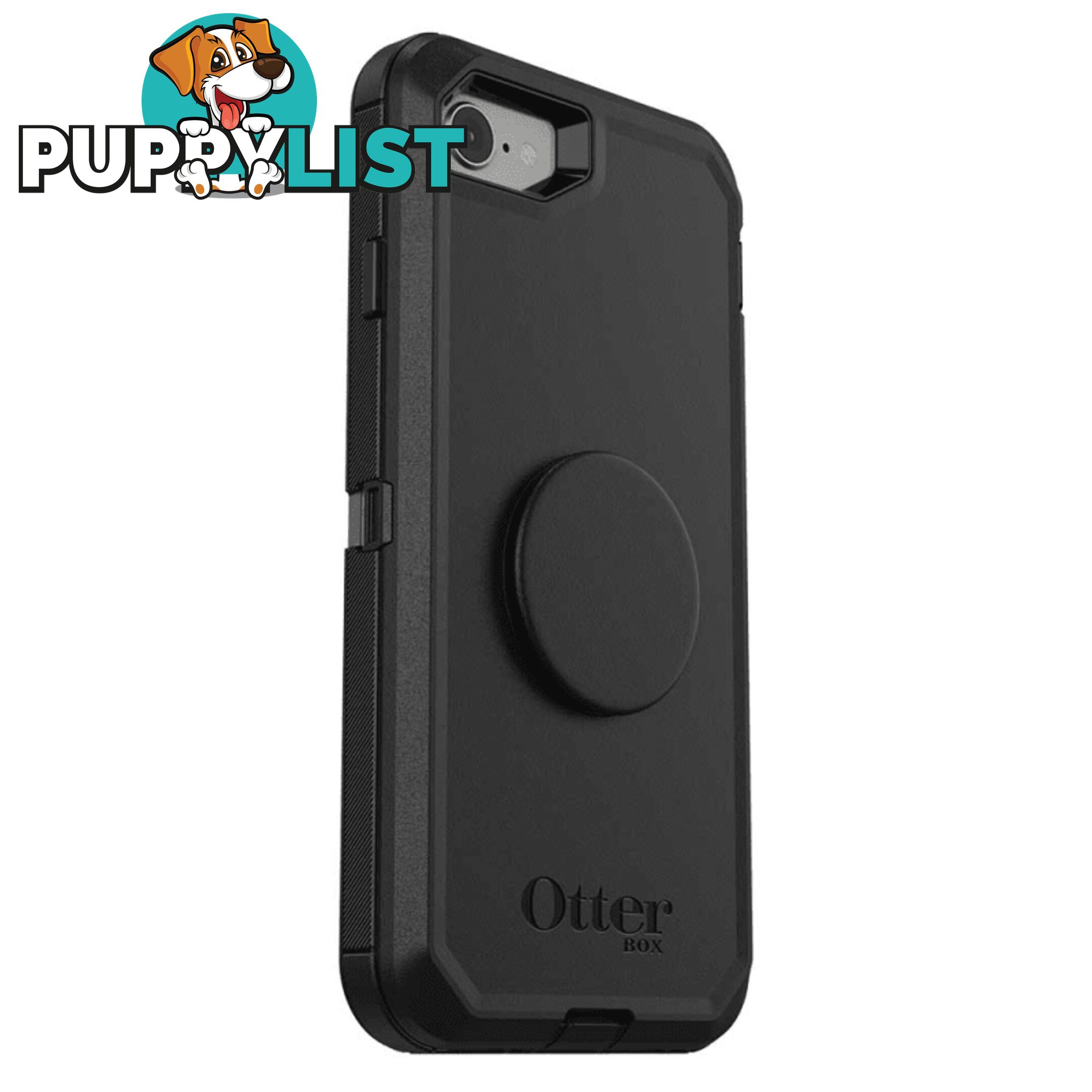 OtterBox Otter + Pop Defender Case For iPhone 7/8/SE - OtterBox - Black - 660543498735