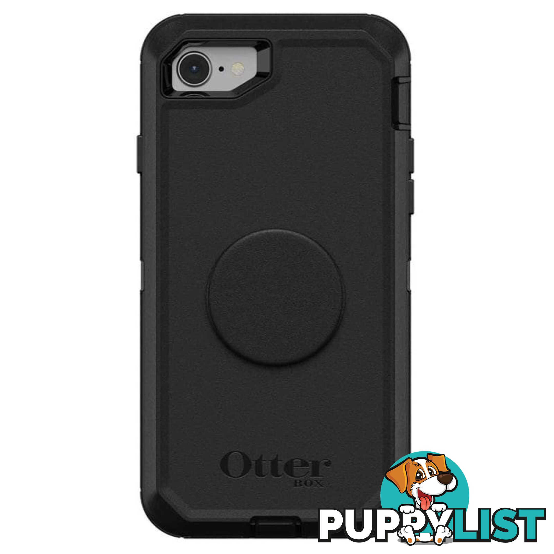 OtterBox Otter + Pop Defender Case For iPhone 7/8/SE - OtterBox - Black - 660543498735