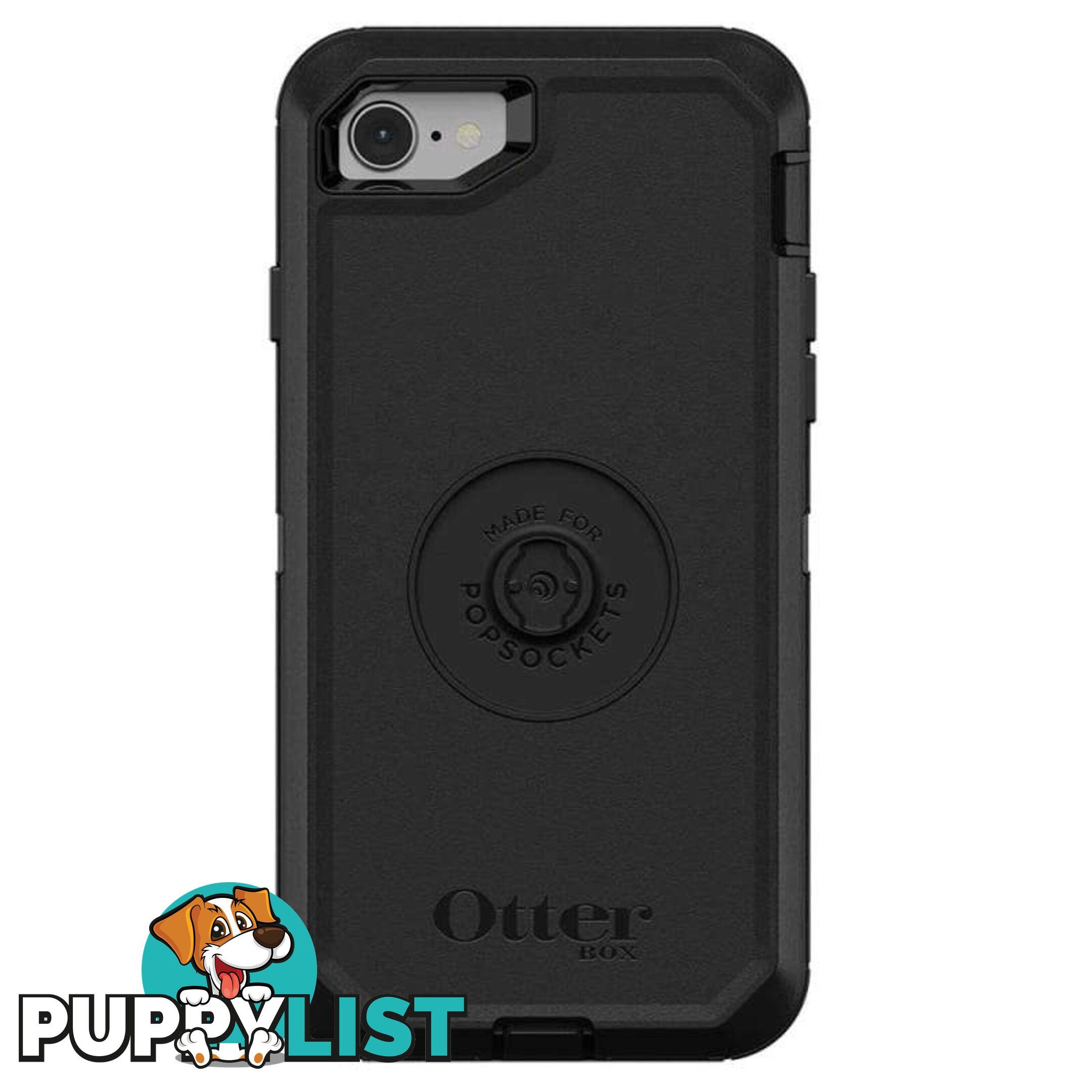 OtterBox Otter + Pop Defender Case For iPhone 7/8/SE - OtterBox - Black - 660543498735