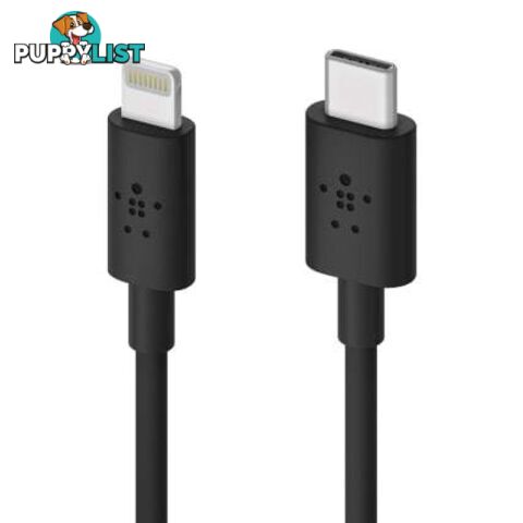 Belkin BOOSTCHARGE USB-C Cable With Lightning Connector - Belkin - White - 745883775439