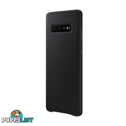 Samsung Leather Cover For Samsung Galaxy S10e - Samsung - Black