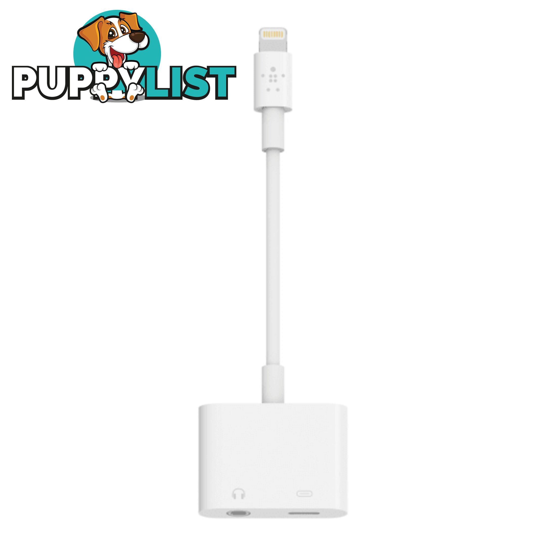 Belkin 3.5 mm Audio + Charge RockStar - White - Belkin - 745883734108