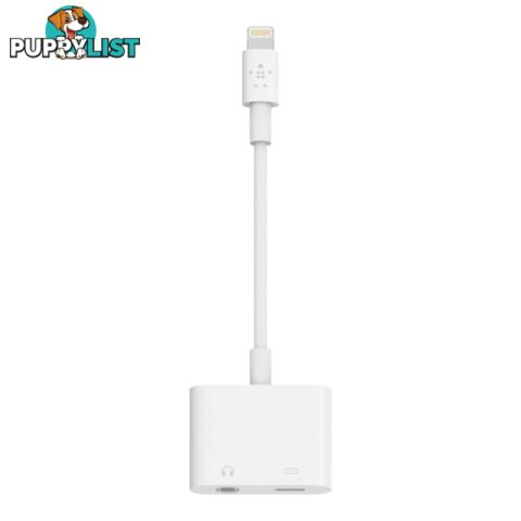 Belkin 3.5 mm Audio + Charge RockStar - White - Belkin - 745883734108