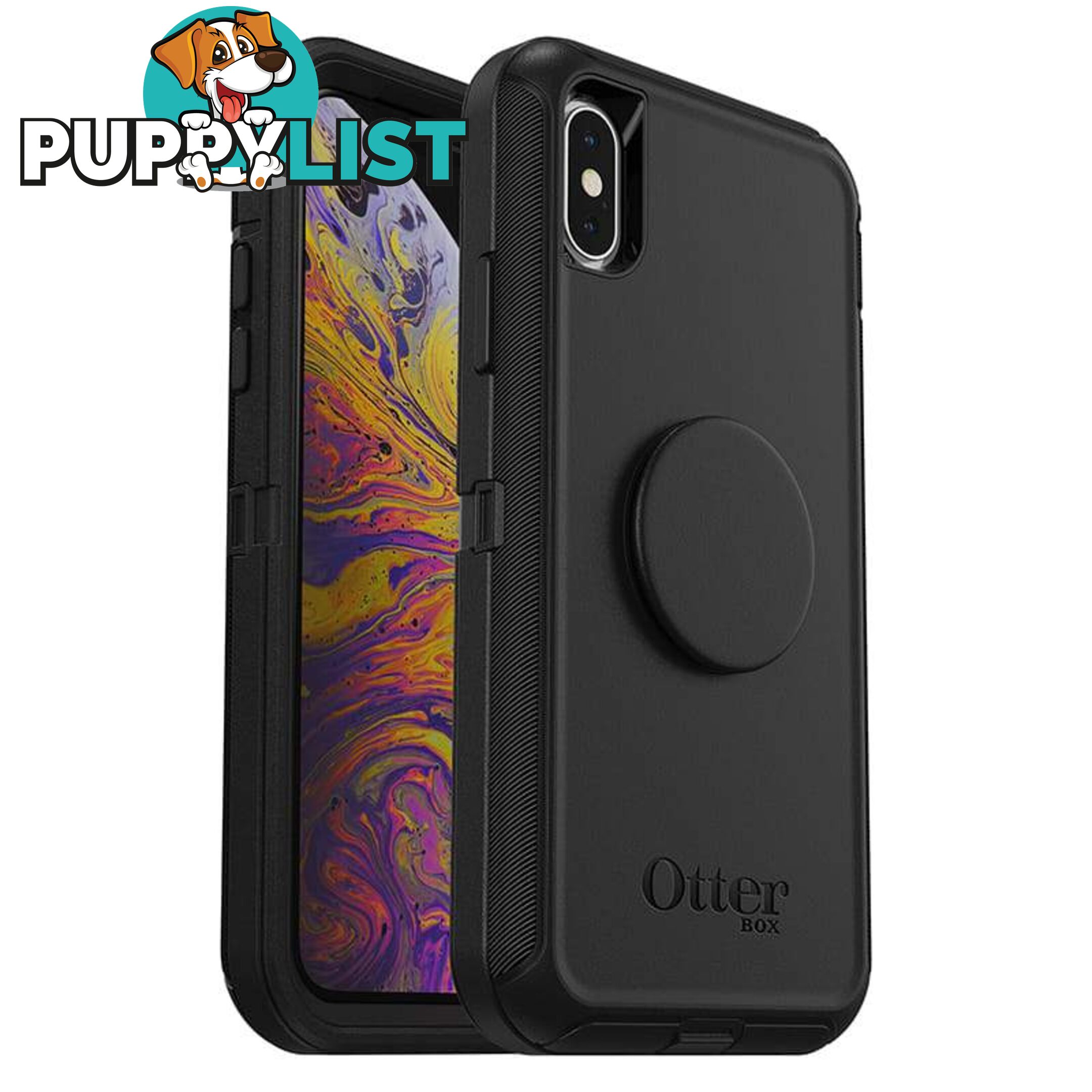 OtterBox Otter + Pop Defender Case For iPhone Xs Max - OtterBox - Black - 660543498872