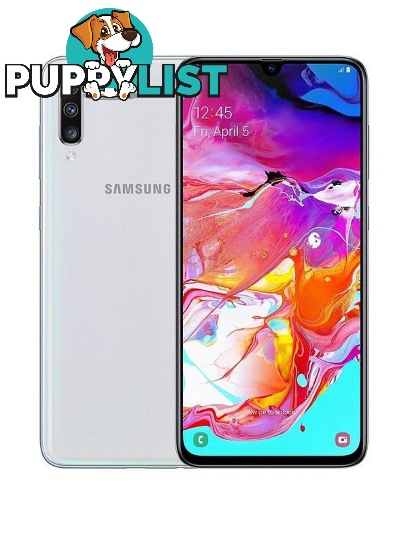 Samsung Galaxy A70 (6.7", 32MP, 4500mAh, 128GB/6GB) Brandnew - Black