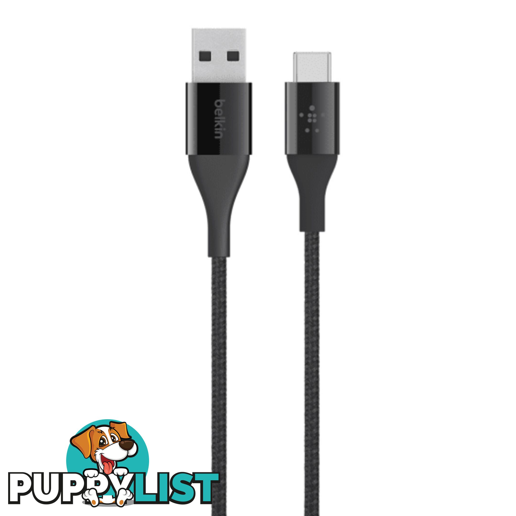 Belkin MIXIT DuraTek USB-C to USB-A Cable - Belkin - Black - 745883747290