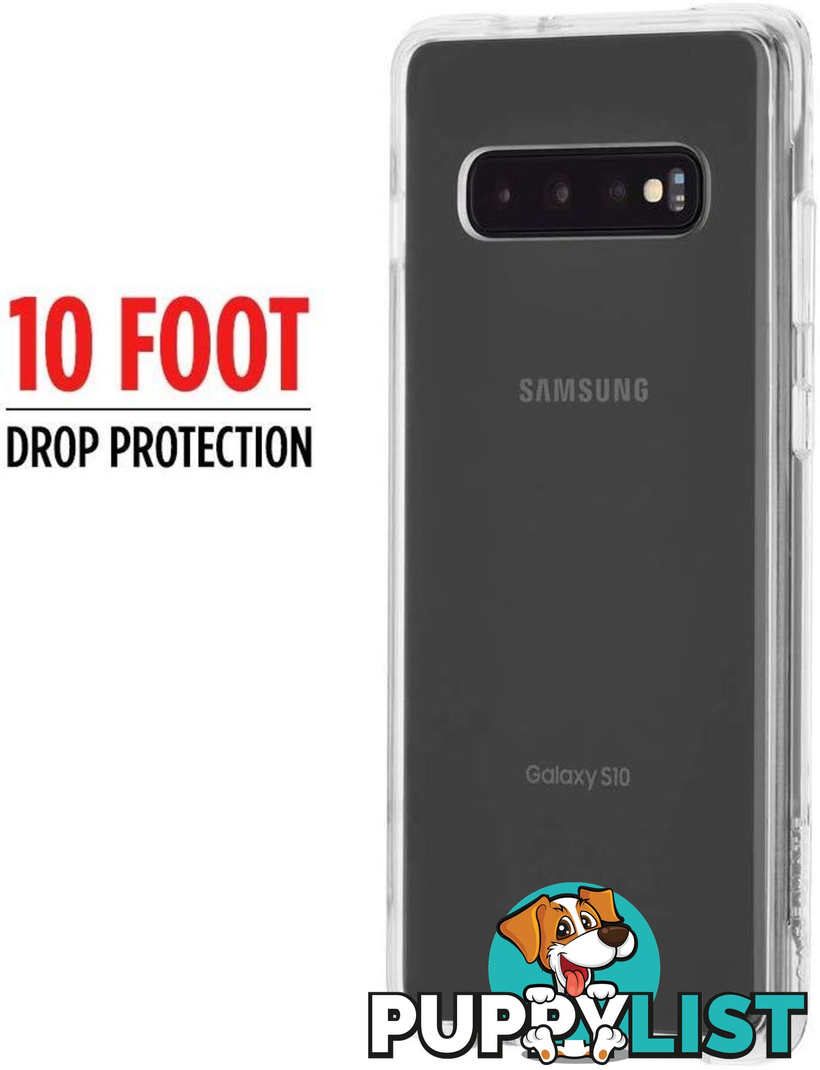 Case-Mate Tough Clear Case For Samsung Galaxy S10+ - Case-Mate - 846127183376