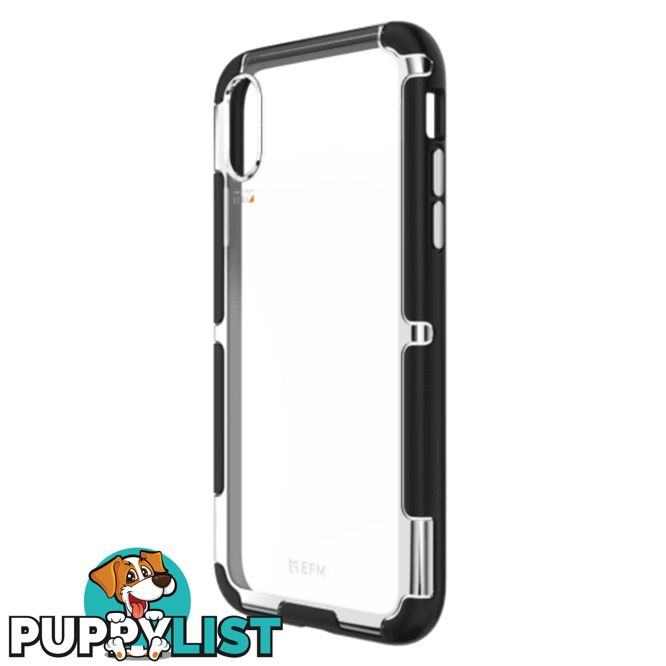 EFM Cayman D3O Case Armour For iPhone XR - Silver Trim - EFM - 9319655065489