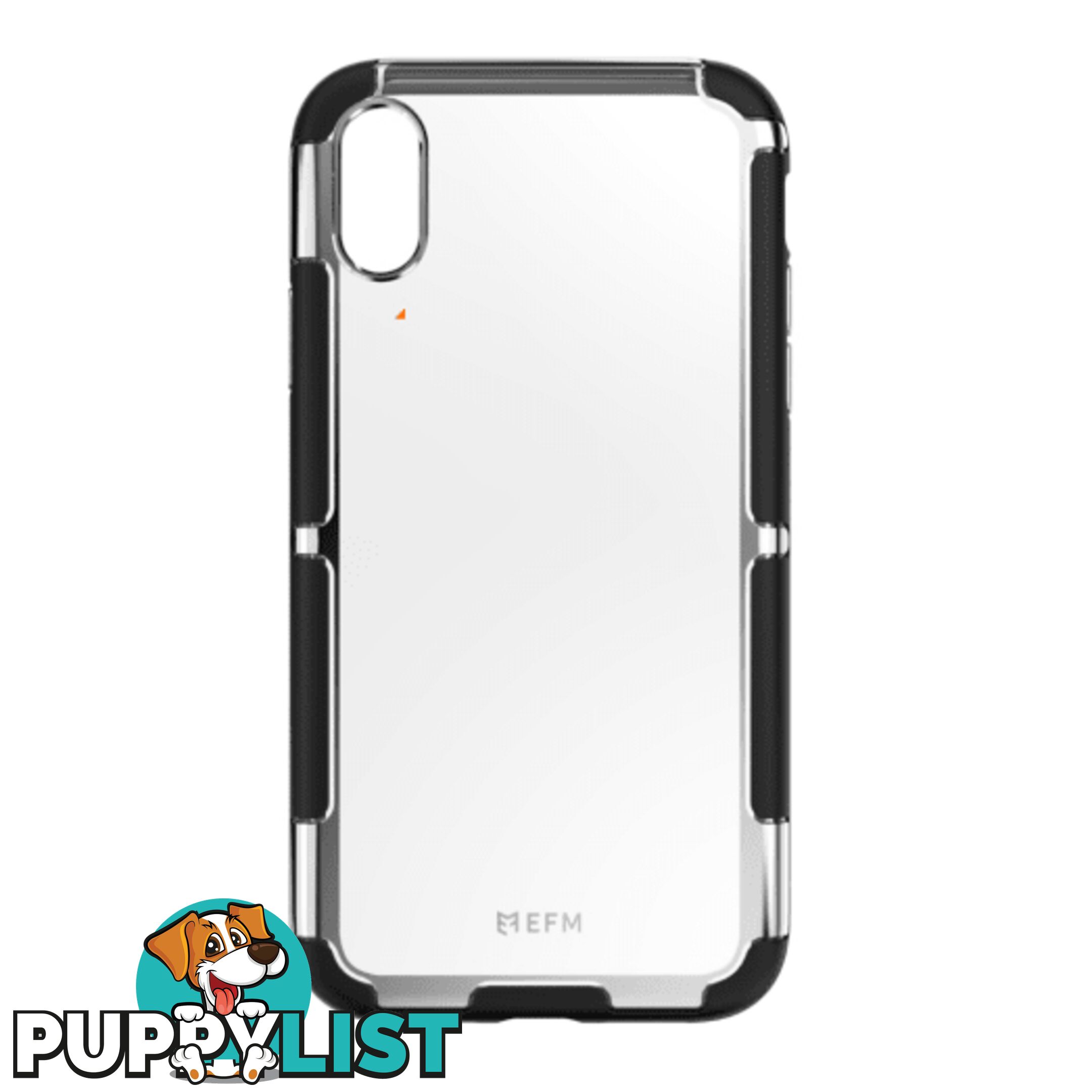 EFM Cayman D3O Case Armour For iPhone XR - Silver Trim - EFM - 9319655065489