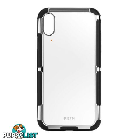 EFM Cayman D3O Case Armour For iPhone XR - Silver Trim - EFM - 9319655065489