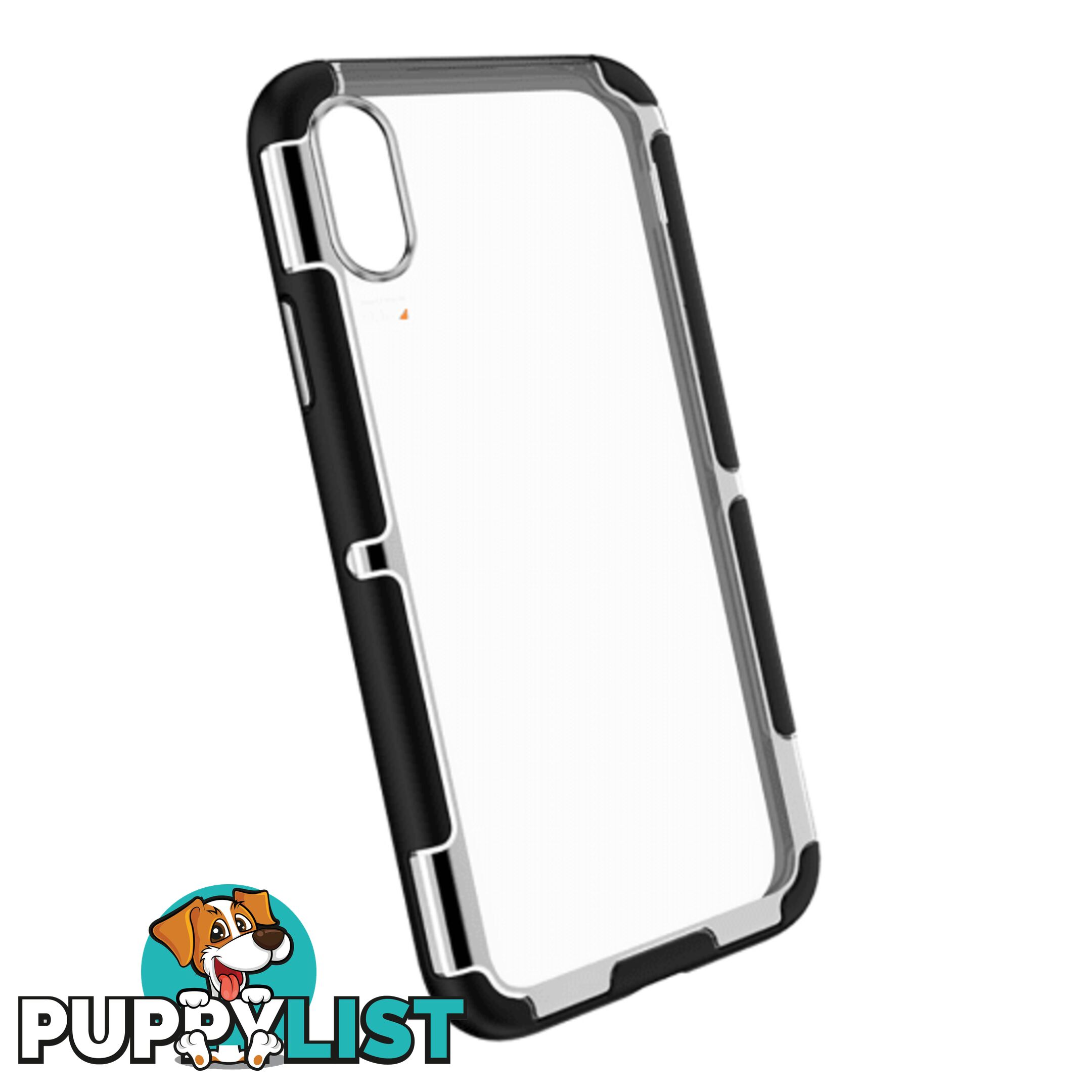 EFM Cayman D3O Case Armour For iPhone XR - Silver Trim - EFM - 9319655065489