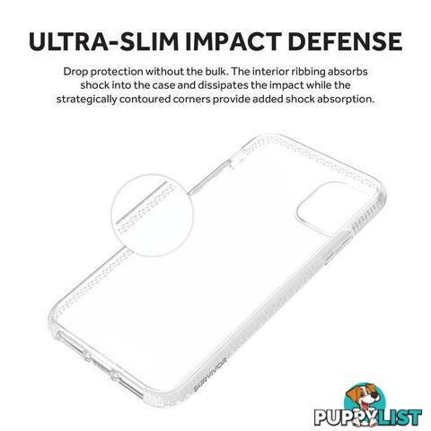 Griffin Survivor Clear for iPhone 11 Pro Max - Clear - Griffin - Bronze Green - 191058106926