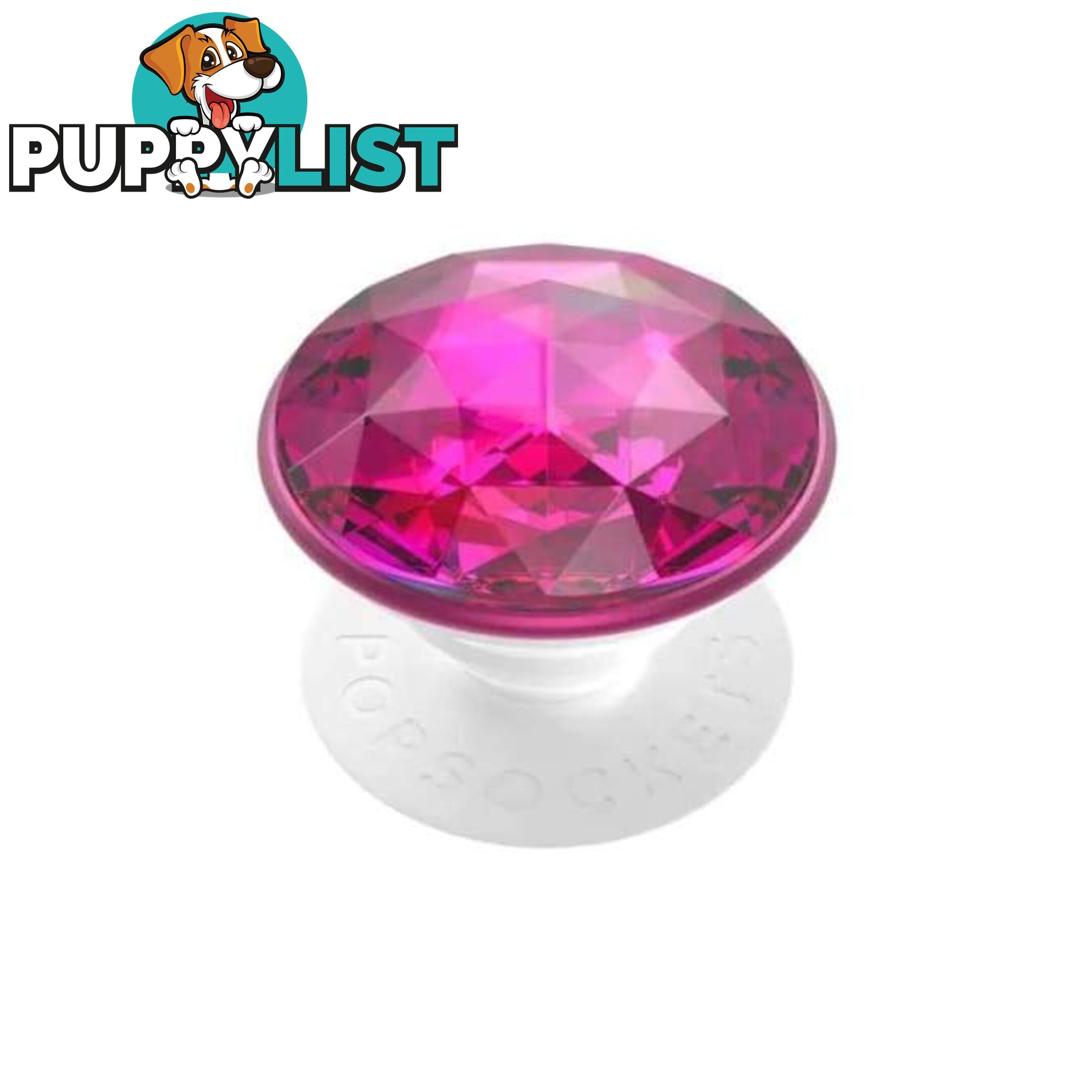 PopGrip Swappable PopTop - Disco Crystal Plum Berry - PopSockets - 842978154480