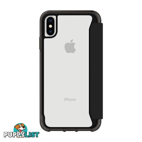 Griffin Survivor Clear Wallet for iPhone Xs - Black/Clear - Griffin - 191058093592