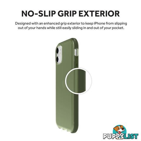 Griffin Survivor Clear for iPhone 11 - Black - Griffin - Bronze Green - 191058106728