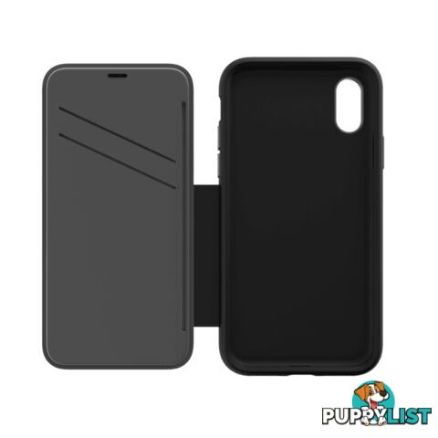 EFM Monaco Leather D3O Wallet Case For iPhone X/Xs - EFM - Black - 9319655065205