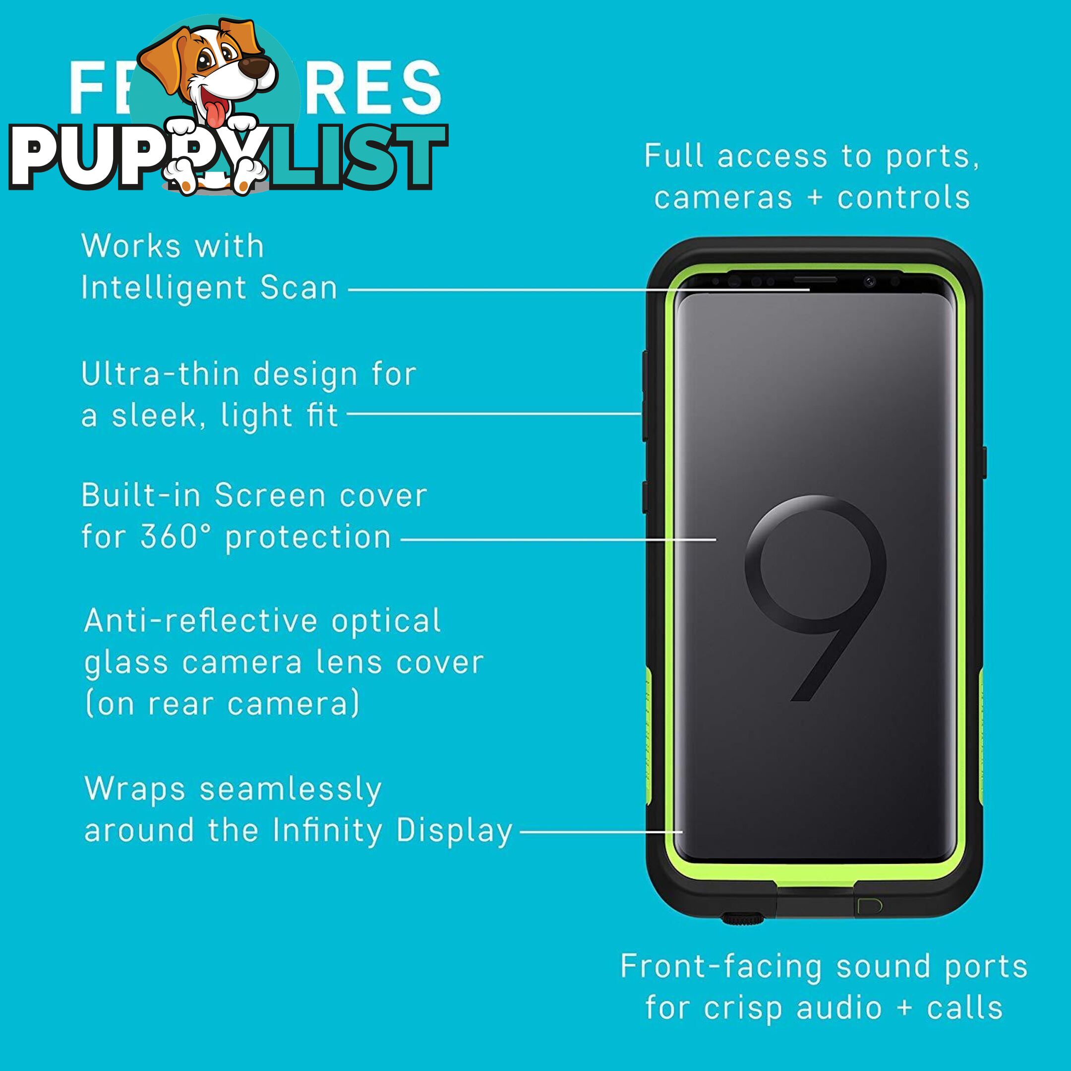 LifeProof Fre Case For Samsung Galaxy S9 - LifeProof - Drop In - 660543443650