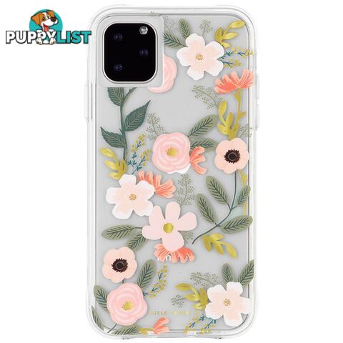 Case-Mate Rifle Paper Case For iPhone 11 Pro Max - Case-Mate - Wild Rose - 846127186056