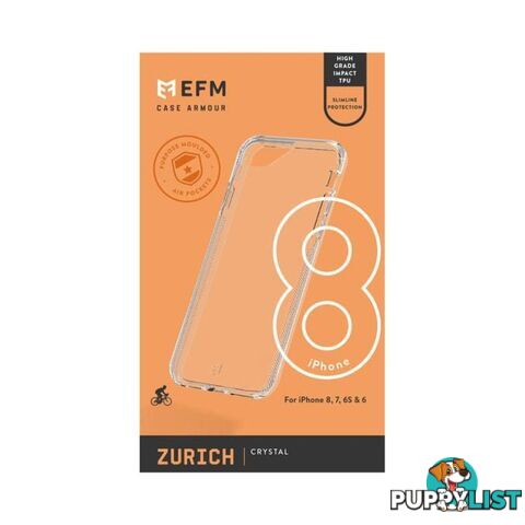 EFM Zurich Case Armour For iPhone 6/6s/7/8/SE - EFM - Jet Black - 9319655060101