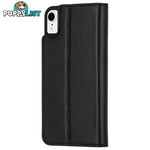 Case-Mate Wallet Folio Minimalist Case For iPhone XR - Case-Mate - Black - 846127180054