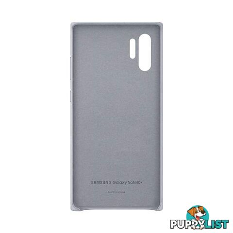 Samsung Leather Cover For Samsung Galaxy Note 10+ - Samsung - Grey - 8806090027659