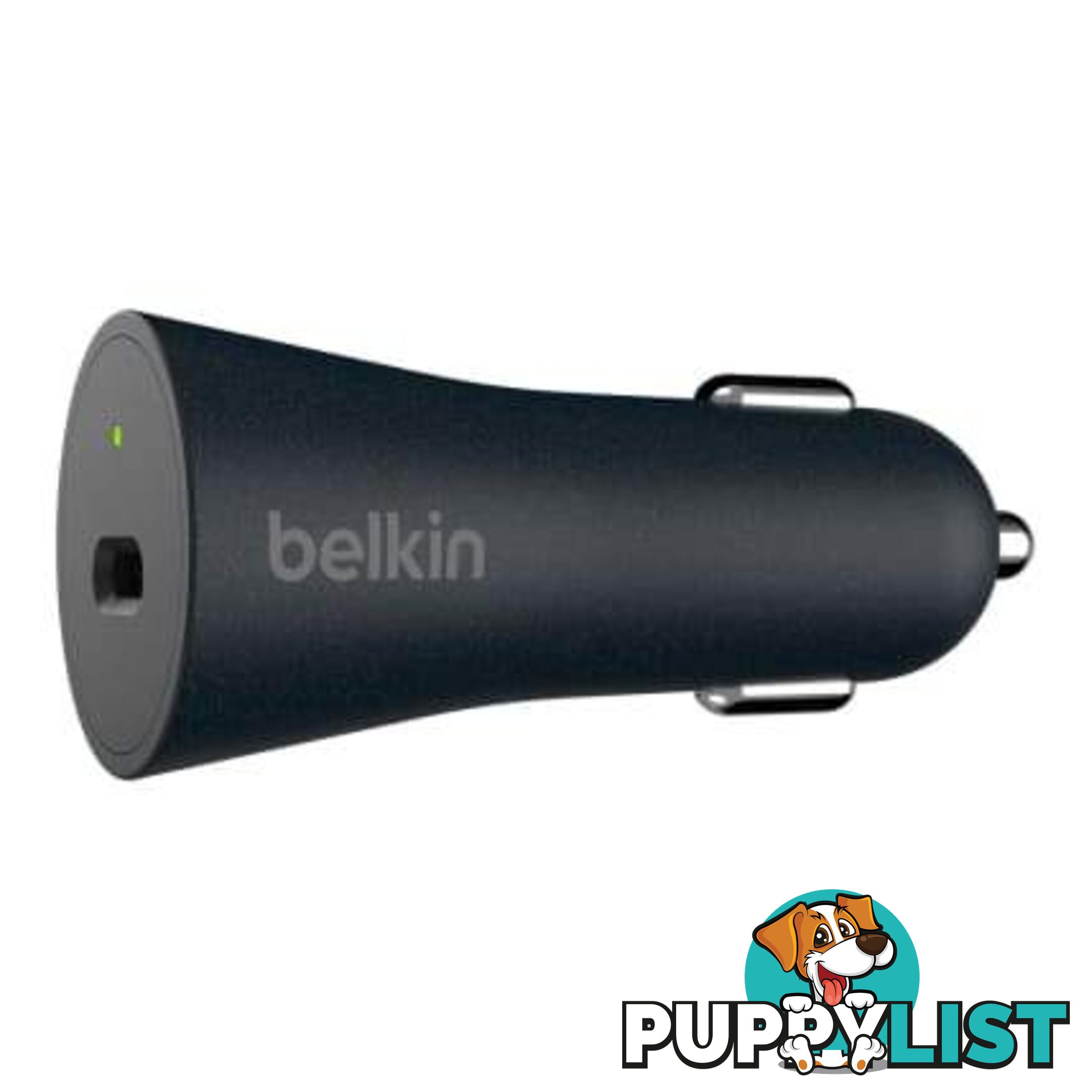 Belkin BOOSTCHARGE USB-C Car Charger Plus Cable With Quick Charge - Black - Belkin - 745883772575