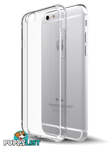 Soft Silicone Rubber Case - Clear for iPhone 6 Plus/6S Plus - OZ