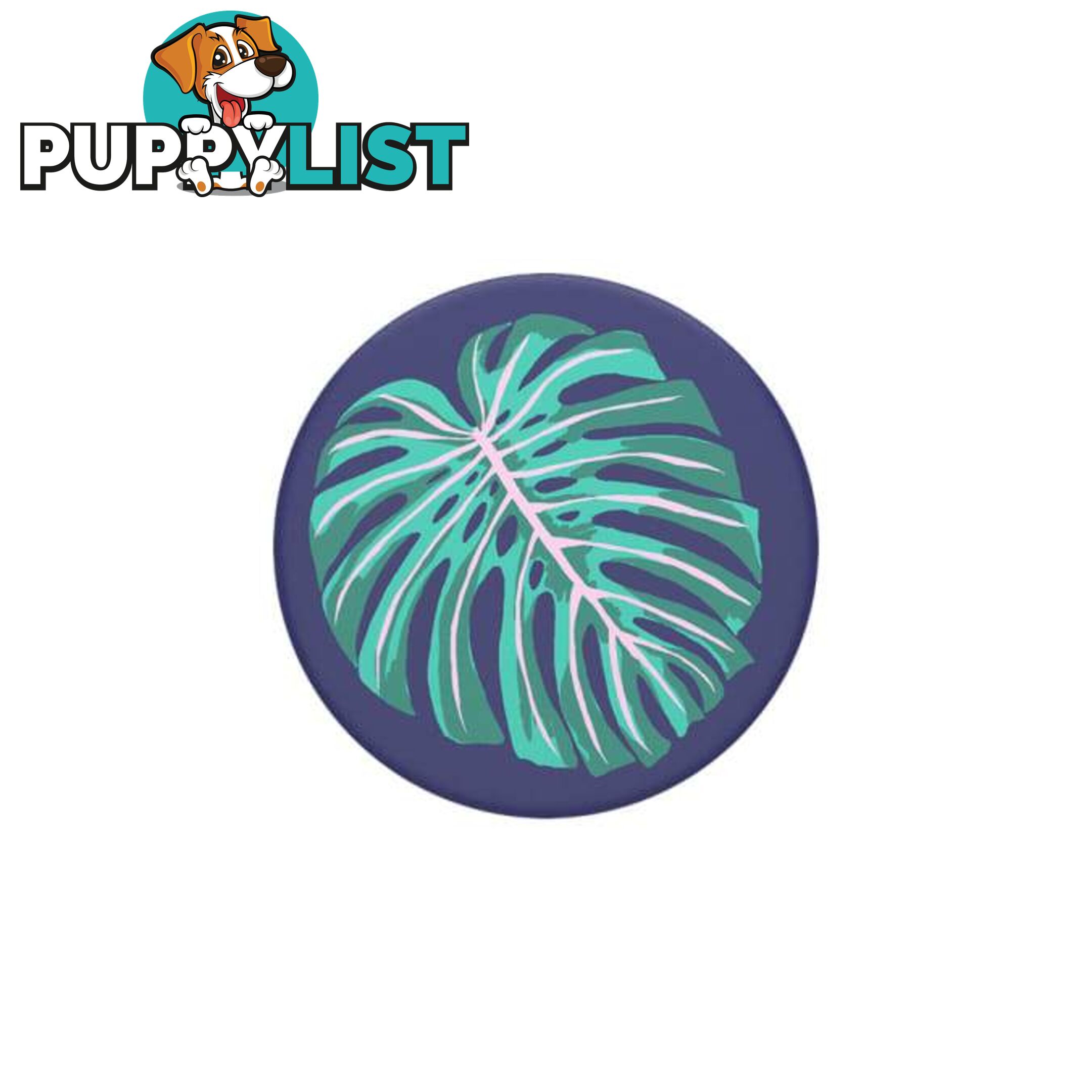 PopTop Swappable Top (Gen 2) Vintage Palm Leaf - PopSockets - 842978140568