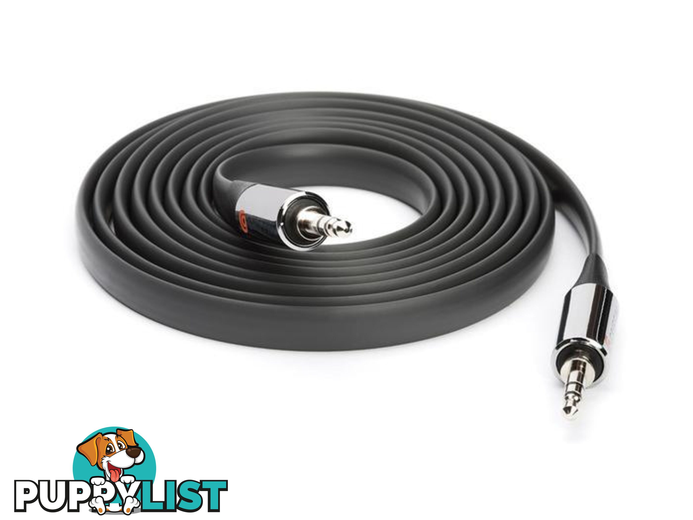 Griffin 3.5mm Aux Cable Flat 3ft Black - Griffin - EAN 685387374410