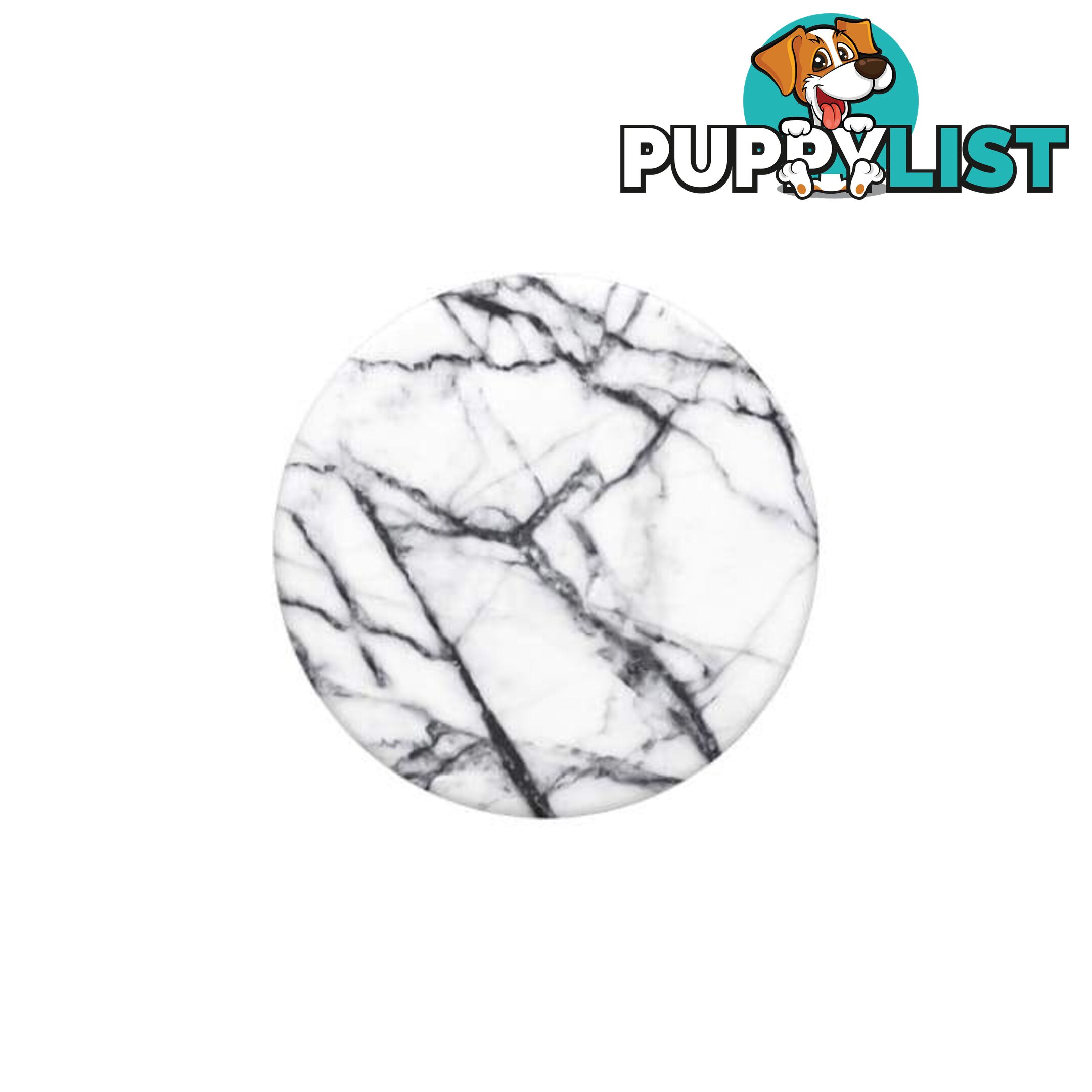 PopGrip (Gen 2) Dove White Marble - PopSockets - 842978139678