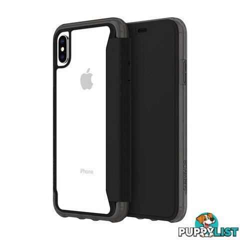 Griffin Survivor Clear Wallet for iPhone Xs Max - Blk/Clr - Griffin - 191058093608