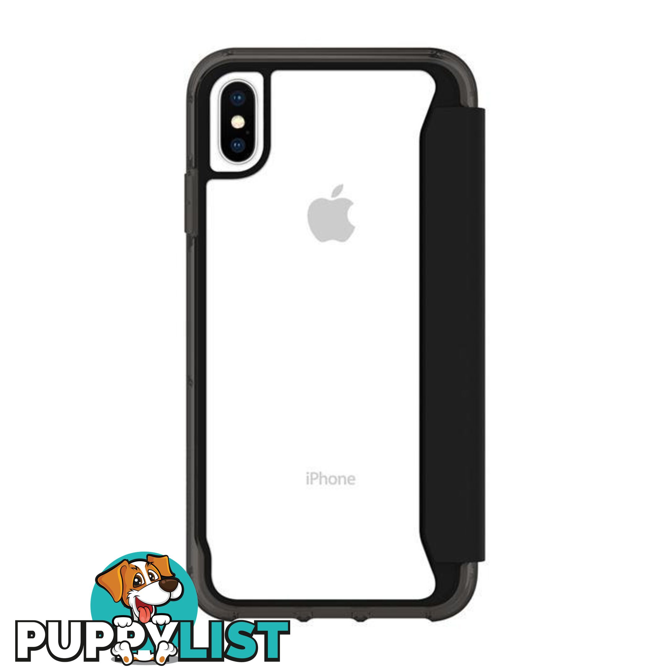 Griffin Survivor Clear Wallet for iPhone Xs Max - Blk/Clr - Griffin - 191058093608