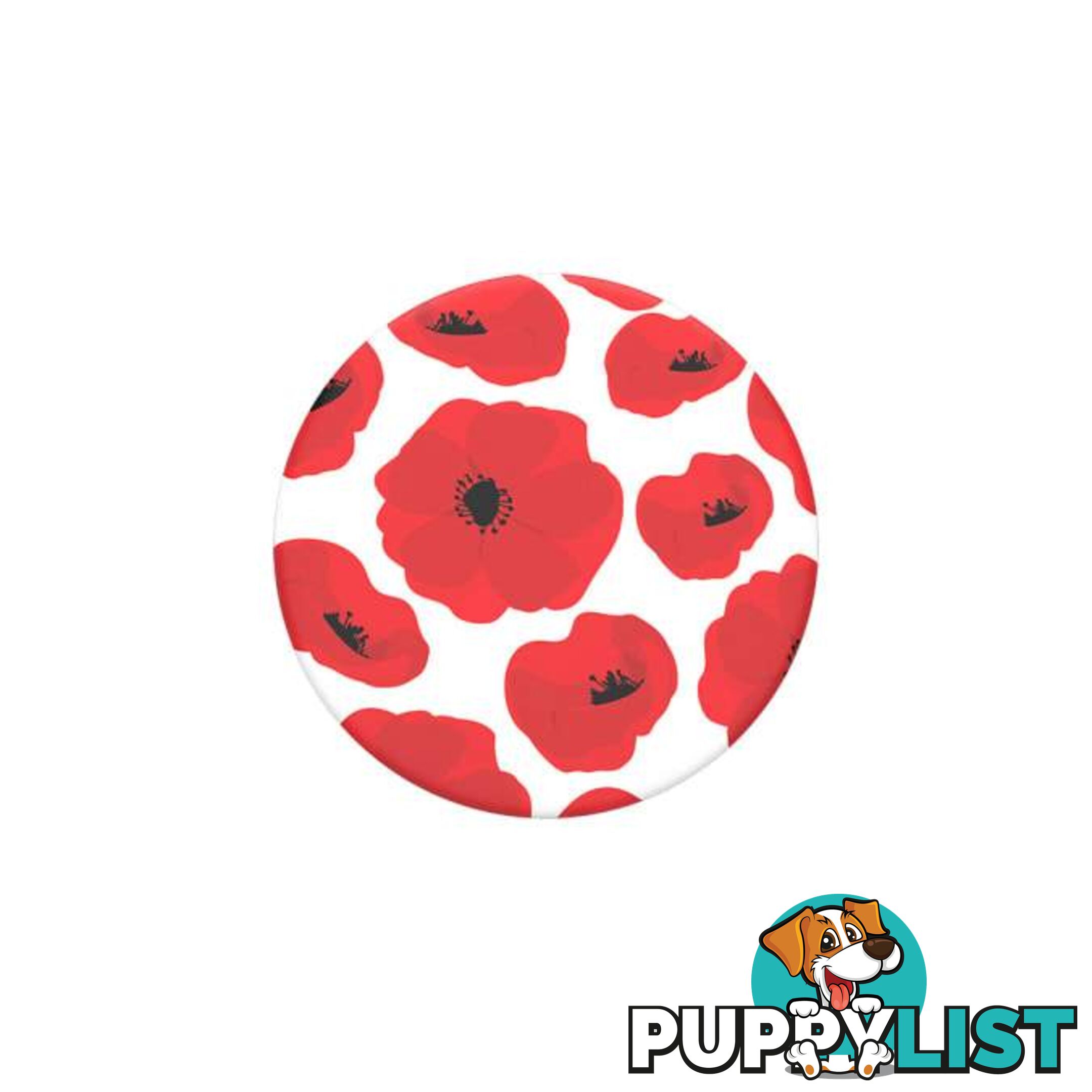 PopTop Swappable Top (Gen 2) Scandi Poppies - PopSockets - 842978140919