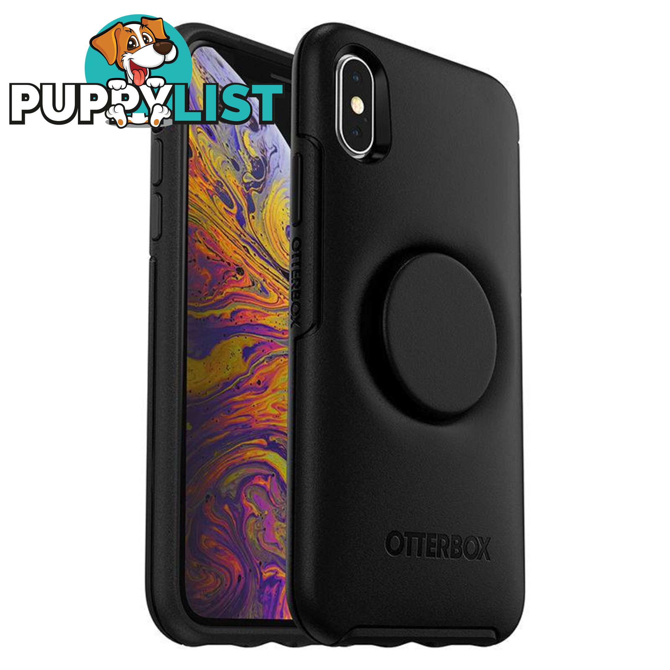 OtterBox Otter + Pop Symmetry Case For iPhone Xs Max - OtterBox - Black - 660543497592