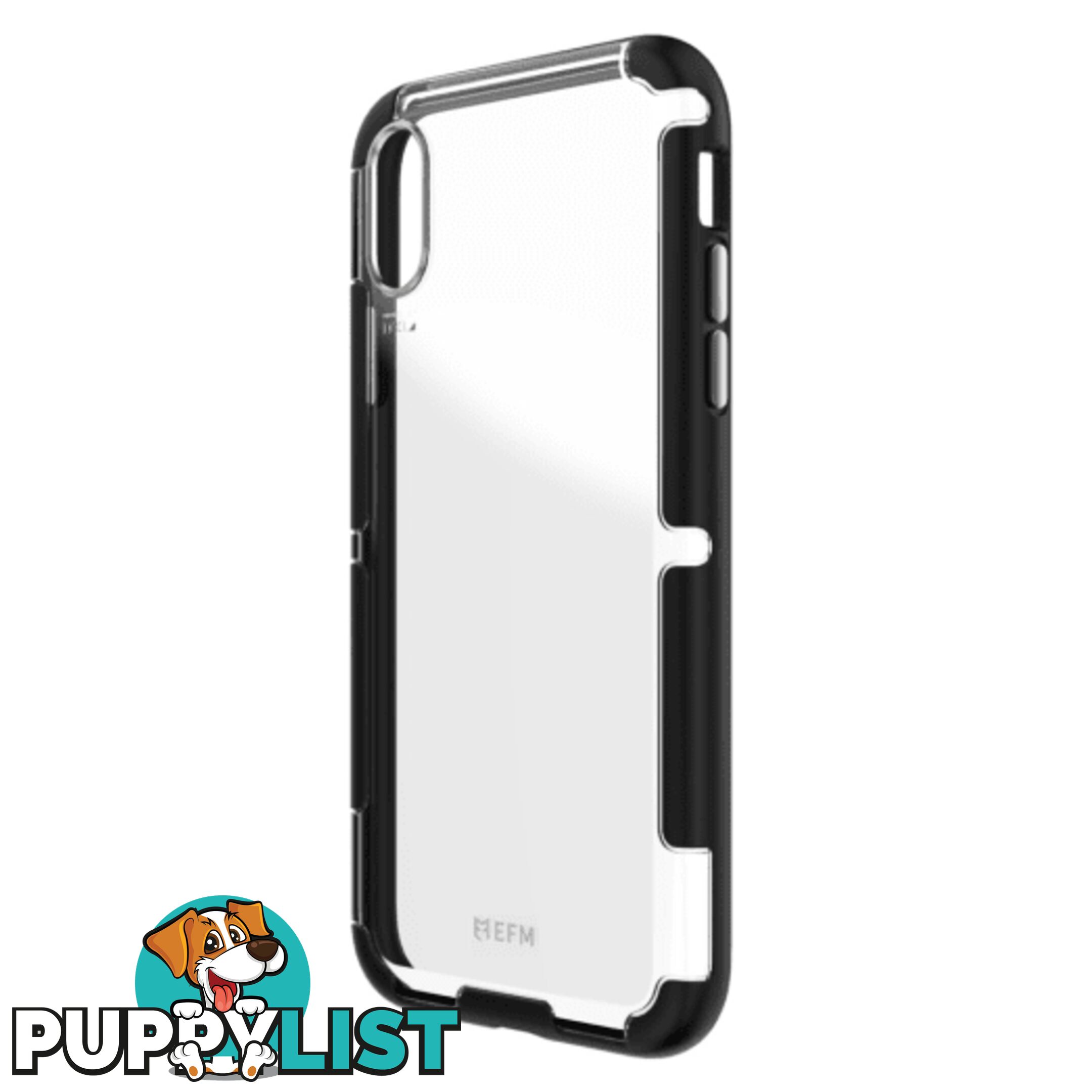 EFM Cayman D3O Case Armour For iPhone XR - Black Space Grey - EFM - 9319655065335