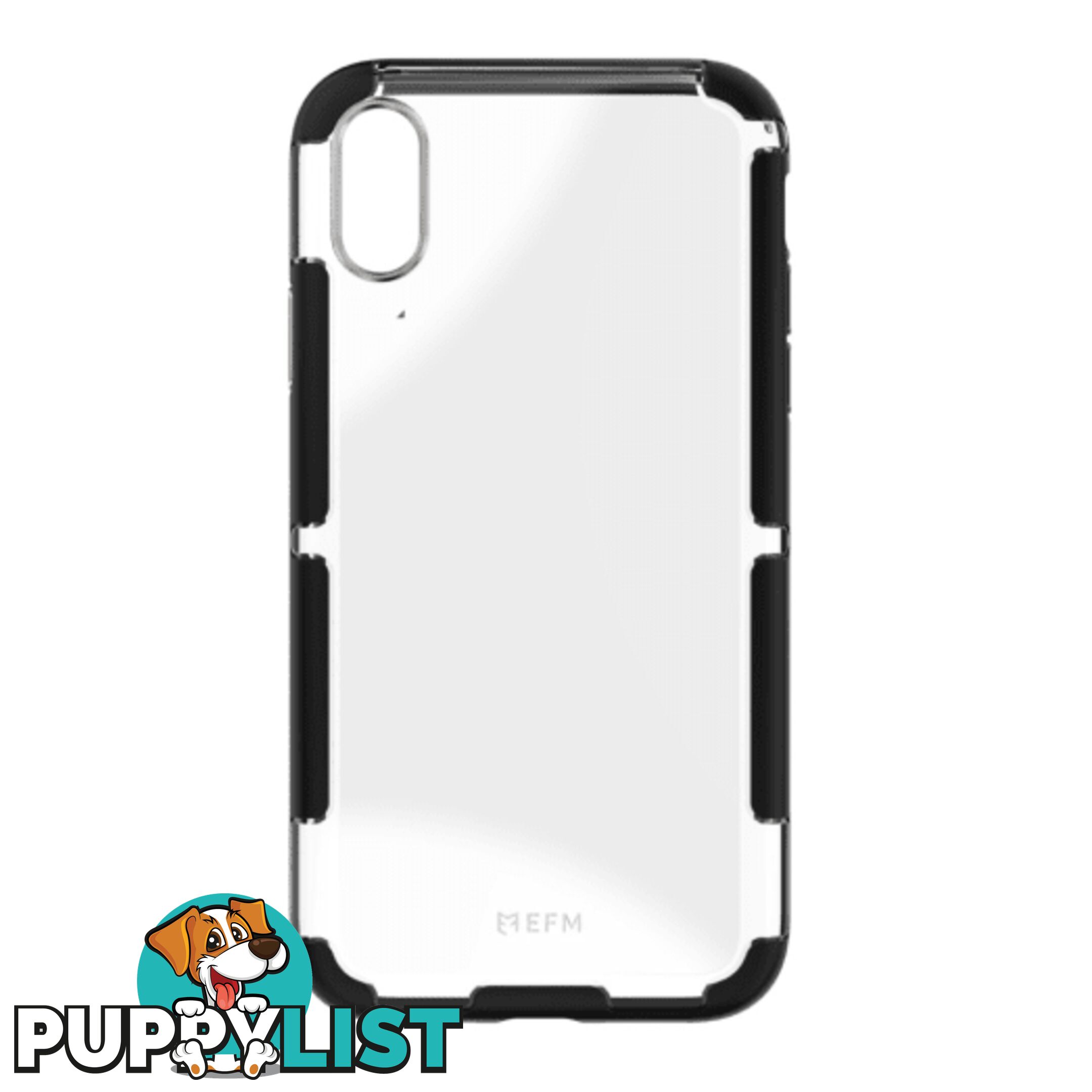 EFM Cayman D3O Case Armour For iPhone XR - Black Space Grey - EFM - 9319655065335