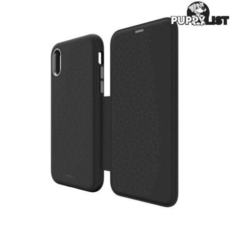 EFM Monaco Leather D3O Wallet Case For iPhone Xs Max - EFM - Black - 9319655065229