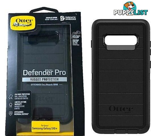 OtterBox Defender Case For Samsung Galaxy S10 - Otterbox - Black - 660543492146