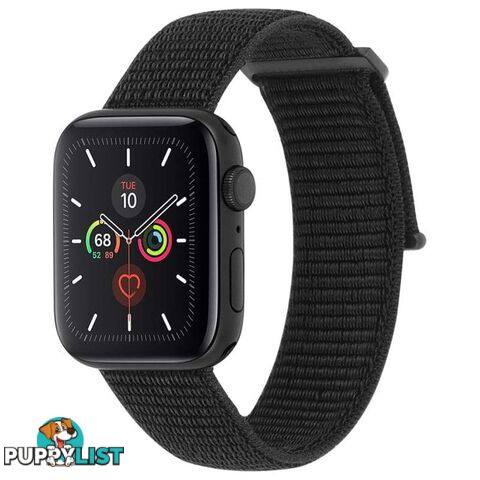 Case-Mate Nylon Watch Band For Apple Watch Series 1-5/38-40mm - Case-Mate - Nylon Black - 846127190442