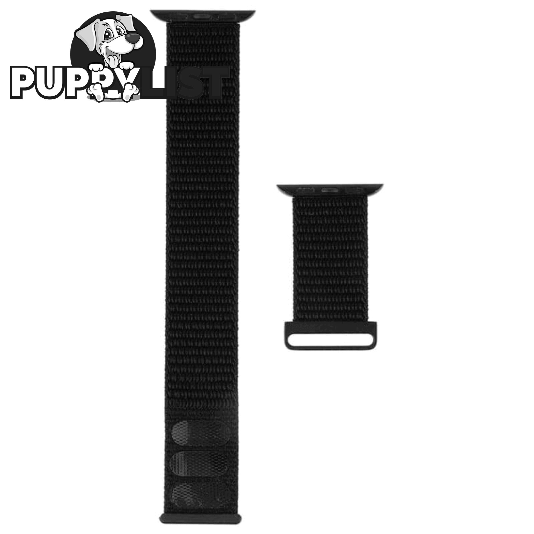 Case-Mate Nylon Watch Band For Apple Watch Series 1-5/38-40mm - Case-Mate - Nylon Black - 846127190442