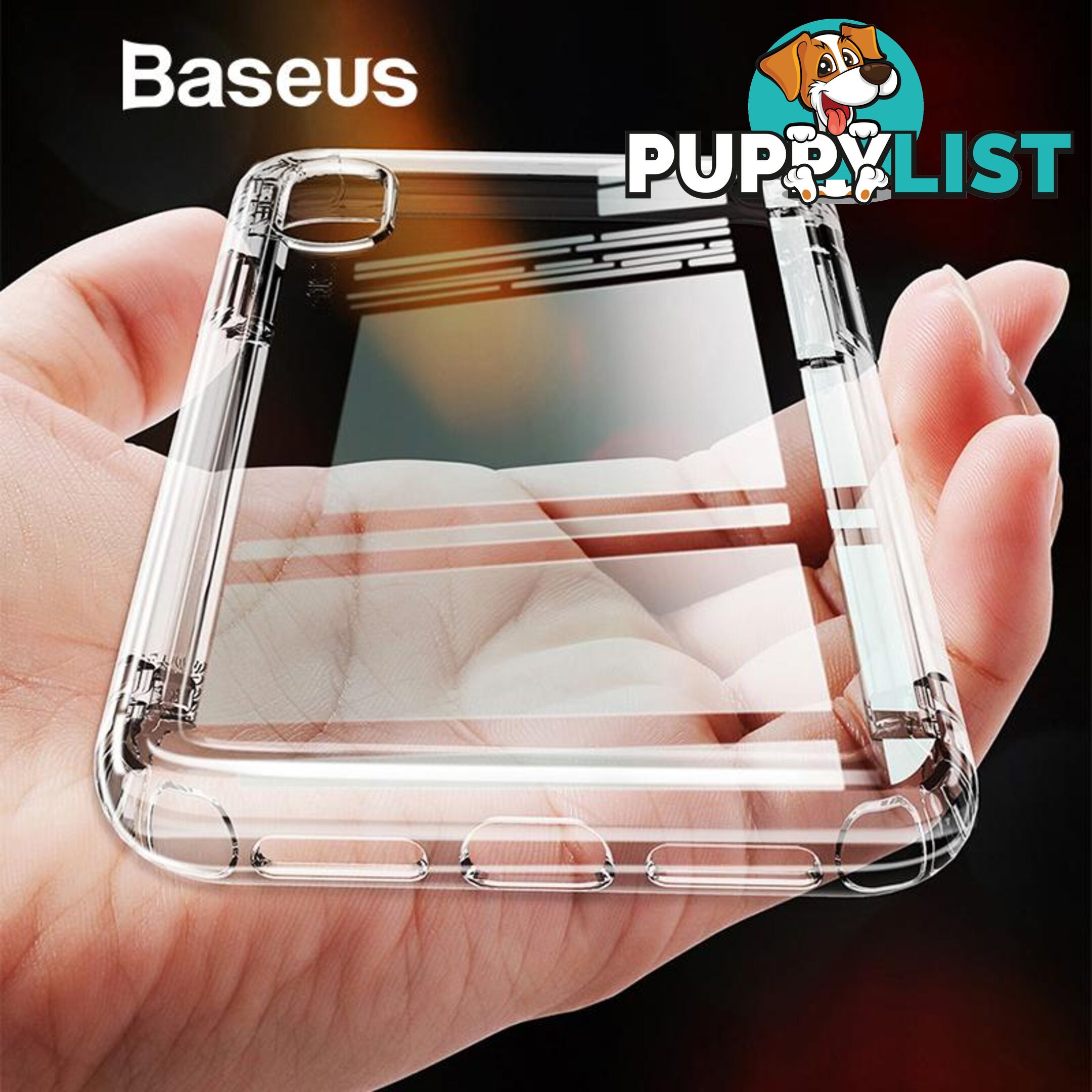 Baseus Safety Airbags Case For iPhone XR - Baseus - Clear