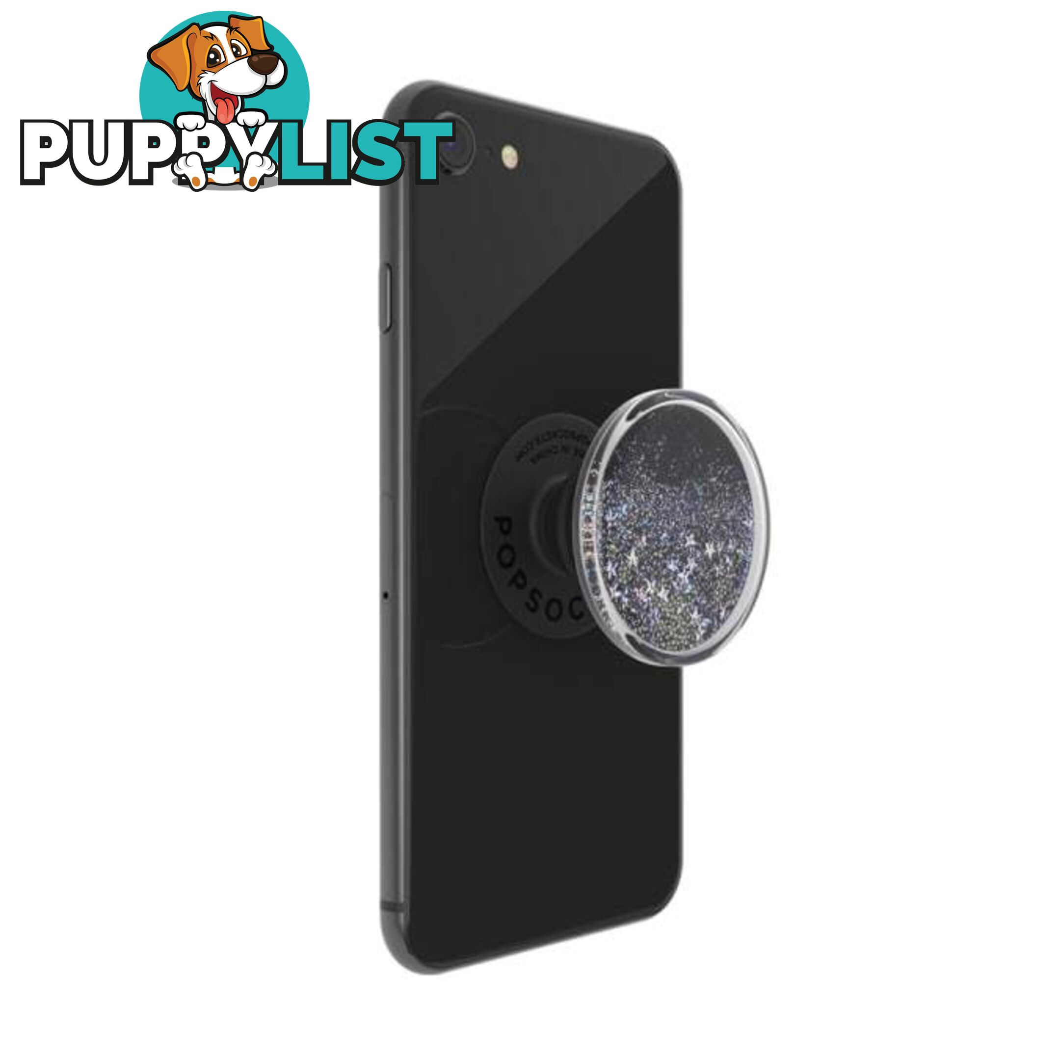 PopGrip Universal Grip (Gen2) Holder Luxe - Tidepool Starring Silver - PopSockets - Silver - 842978158501