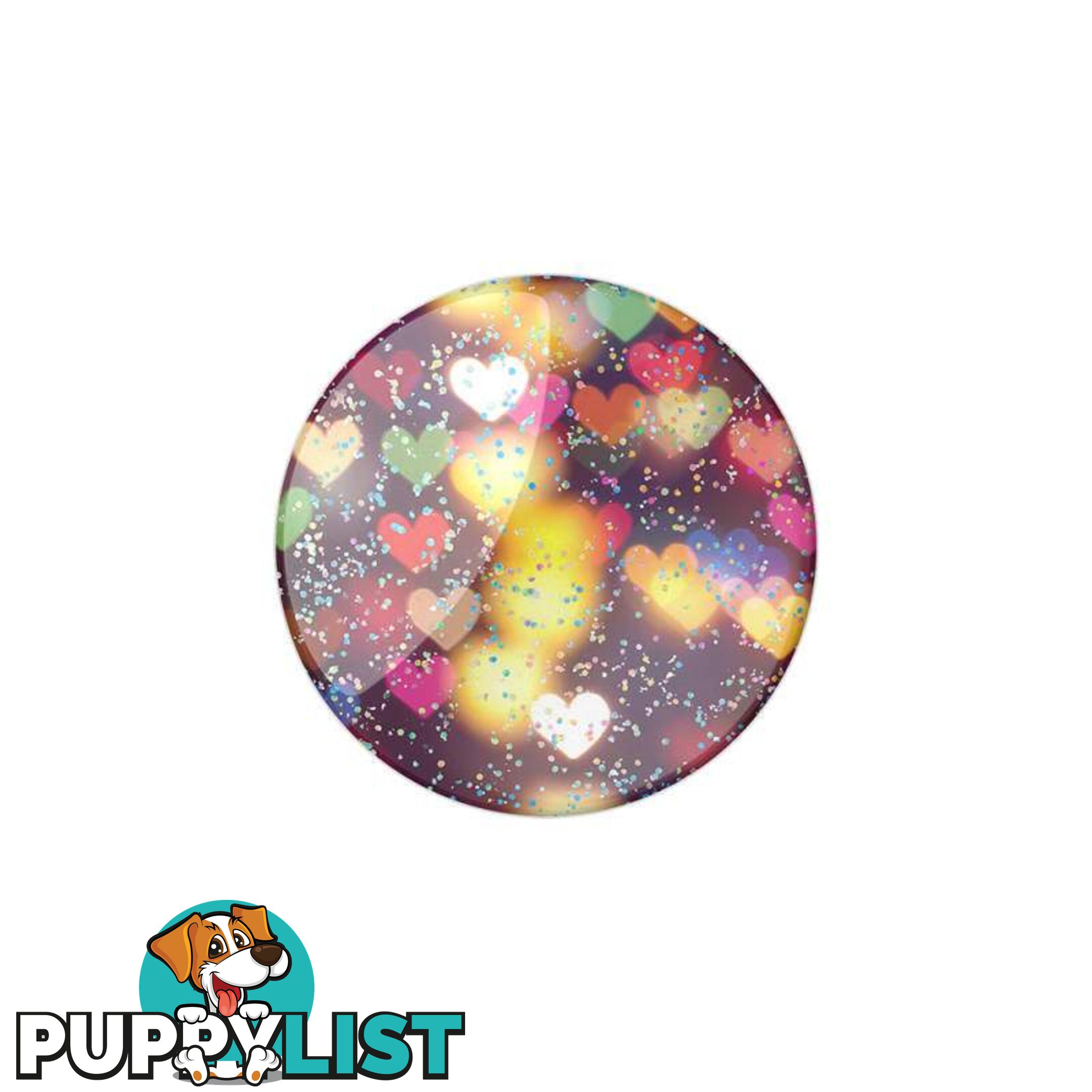 PopGrip Premium (Gen 2) Glitter Bokeh Hearts - PopSockets - 842978138978