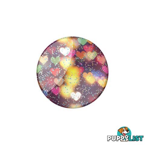 PopGrip Premium (Gen 2) Glitter Bokeh Hearts - PopSockets - 842978138978