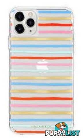 Case-Mate Rifle Paper Case For iPhone 11 Pro - Case-Mate - Happy Stripe - 846127185677