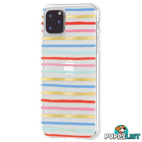 Case-Mate Rifle Paper Case For iPhone 11 Pro - Case-Mate - Happy Stripe - 846127185677