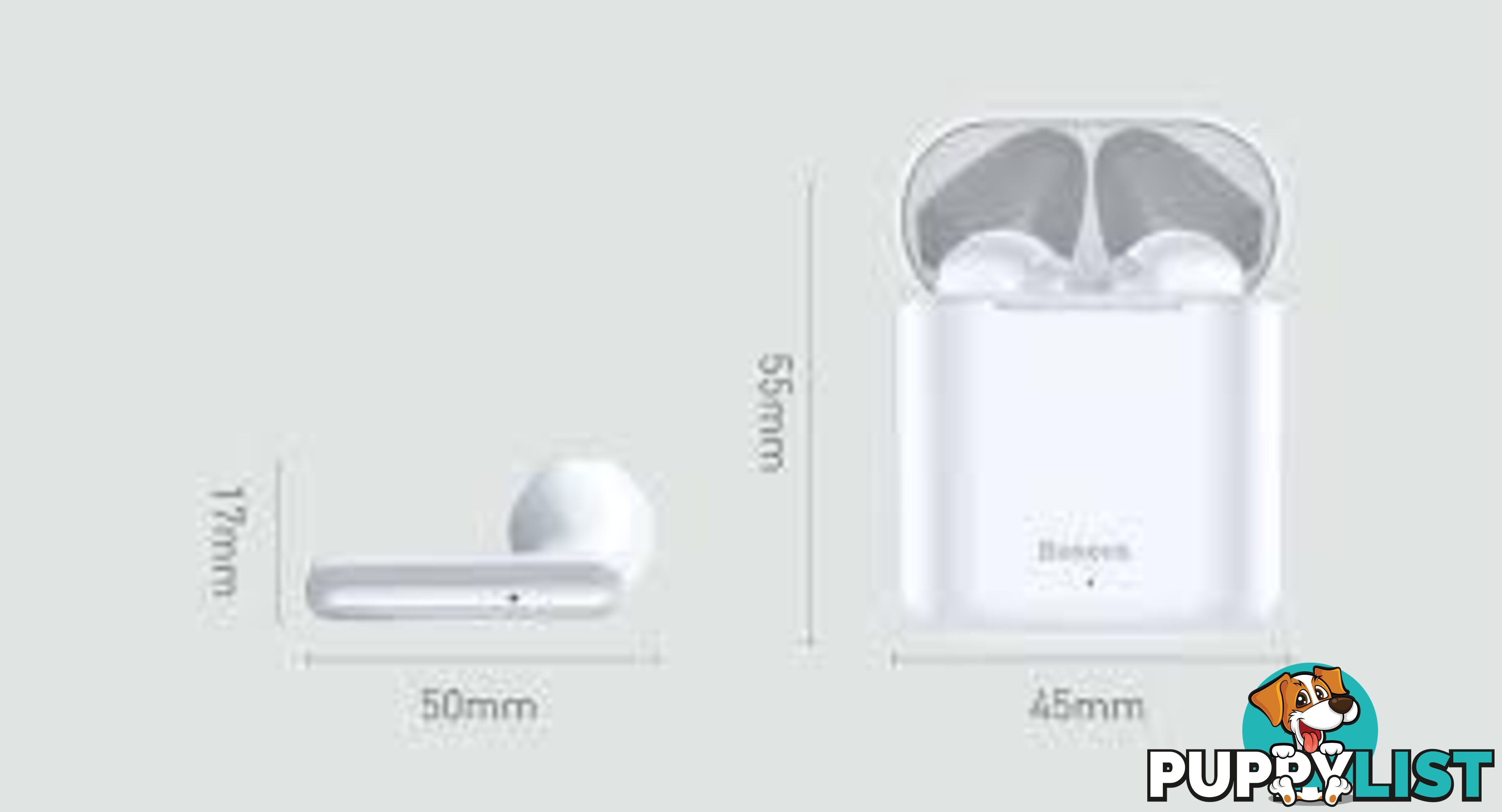 Baseus Encok W09 TWS Wireless Earbuds bluetooth 5.0 Earphone Touch Control Bass Stereo Hands Free Headphone - Baseus - 5712580031705